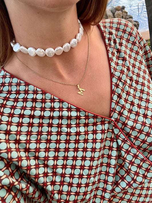 Choker perlas