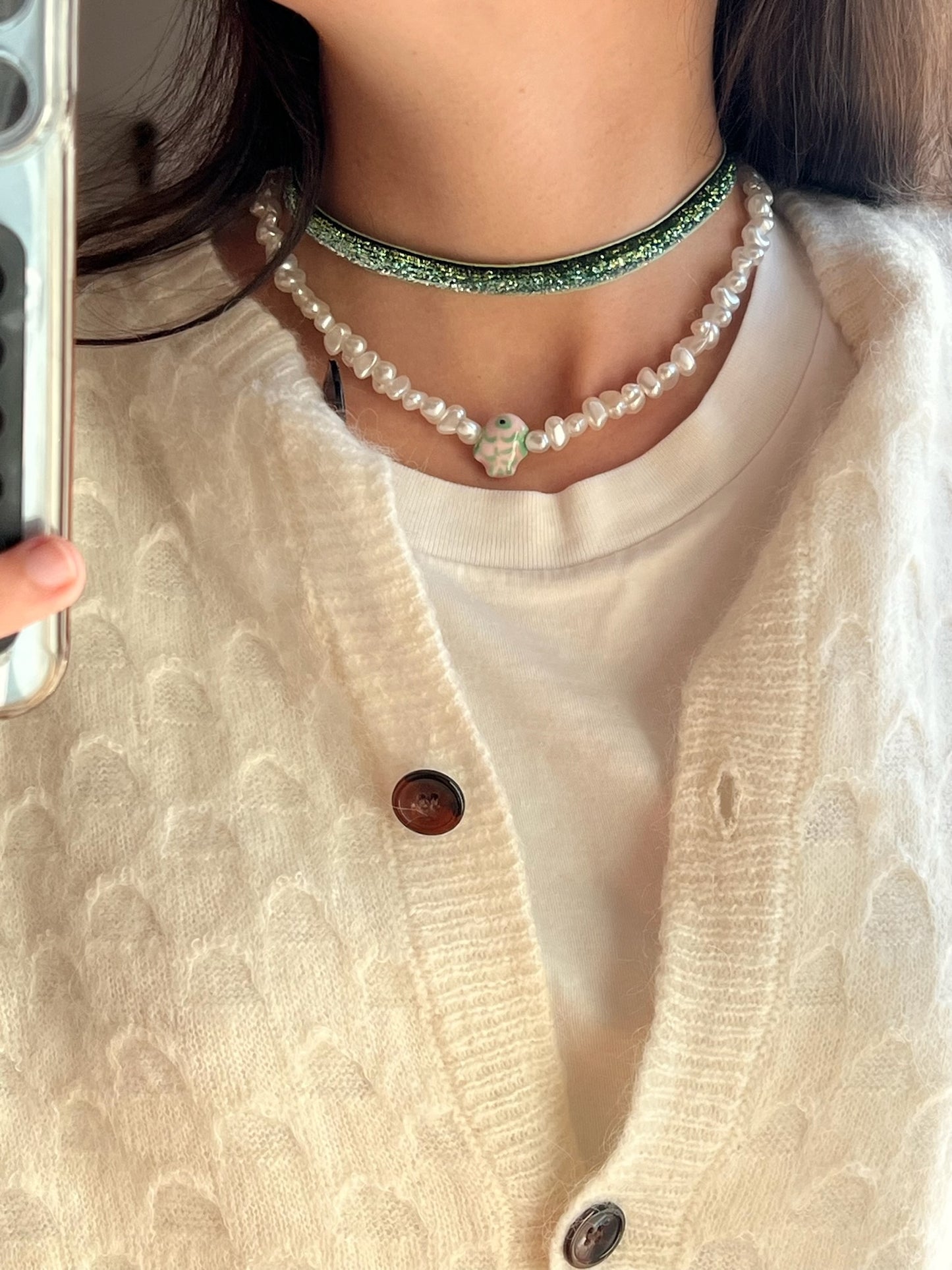 Choker brillo